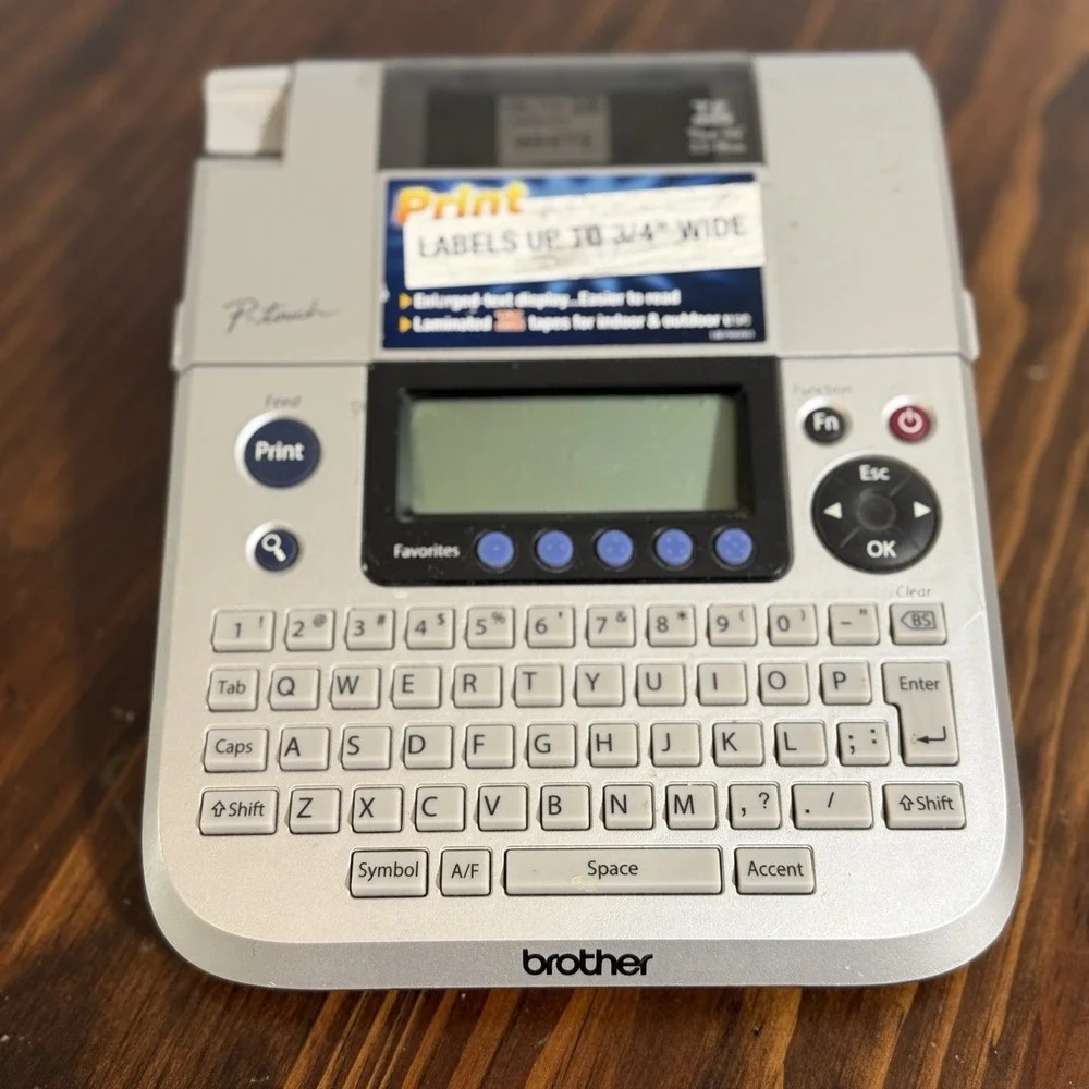 TESTED Brother P-Touch PT-1830 Label Maker Thermal Printer Working
